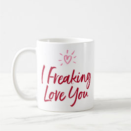 Ik hou van je. koffiemok