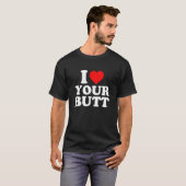 Ik hou van je kont t-shirt (Voorkant volledig)