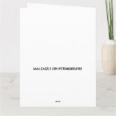 IK HOU VAN JE, KUSTZWARTE CAT-KAART KAART (Achterkant)