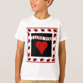Ik hou van je Ladybugs T-shirt (Voorkant)