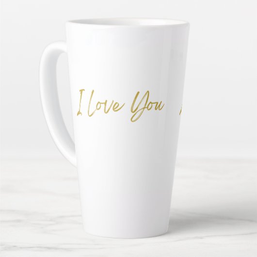 Ik hou van je lange Mok (Linkerhoek)