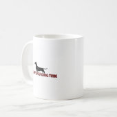 Ik hou van je lange tijd Dachshund Koffiemok (Voorkant links)