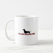 Ik hou van je lange tijd Dachshund Koffiemok (Links)