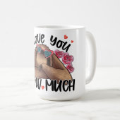 Ik hou van je langzame Mok van de Valentijnsdag (Voorkant rechts)