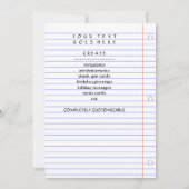 Ik hou van je : laptoppapier kaart (Achterkant)