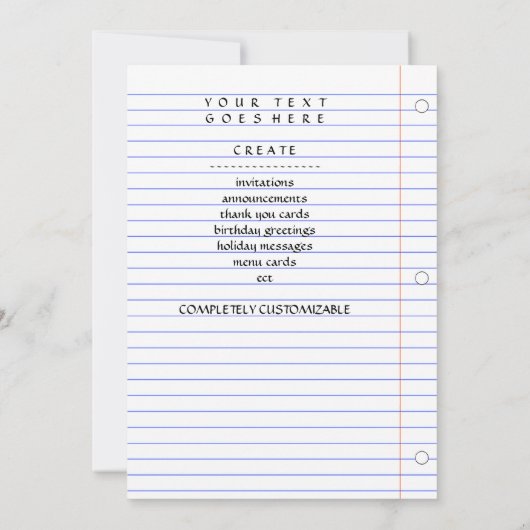 Ik hou van je : laptoppapier kaart (Achterkant)