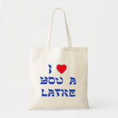 Ik hou van je, Latke Tote Bag (Voorkant)