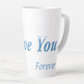 Ik hou van je latte mok (Rechterhoek)