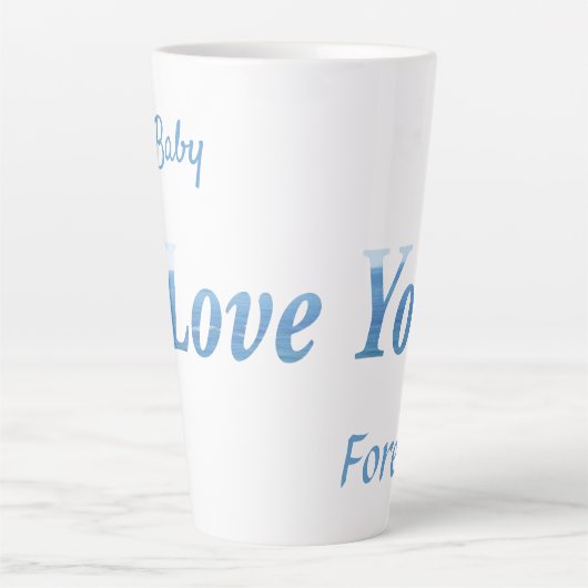 Ik hou van je latte mok (Voorkant)