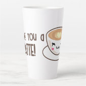 Ik hou van je. latte mok (Voorkant)