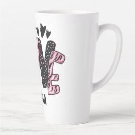 Ik hou van je latte mok