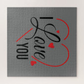 Ik hou van je legpuzzel (Horizontaal)