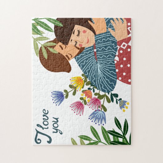 Ik hou van je legpuzzel (Verticaal)