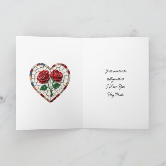 Ik hou van je | lesbisch paar kaart (Binnen)