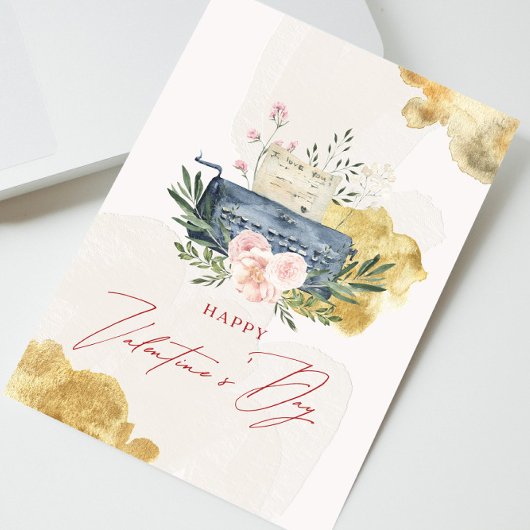 Ik hou van je Letter  Valentijn Holiday Kaart