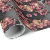 Ik hou van je liefje cadeaupapier (Rol Hoek)