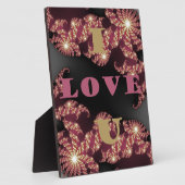 Ik hou van je liefje fotoplaat (Zijkant)