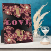 Ik hou van je liefje fotoplaat (Zijkant)