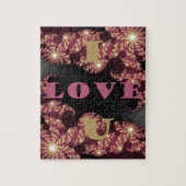 Ik hou van je liefje legpuzzel (Verticaal)