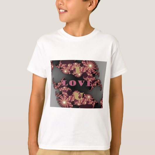 Ik hou van je liefje t-shirt (Voorkant)