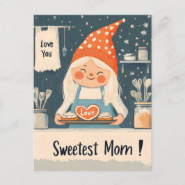 Ik hou van je, liefste mam ontwerp briefkaart