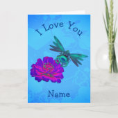 Ik hou van je luidop, dragonfly, speciaal geperson kaart (Voorkant)