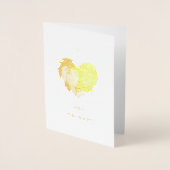 Ik hou van je luxe fototekst Valentijns Folie Kaarten (Voorkant)