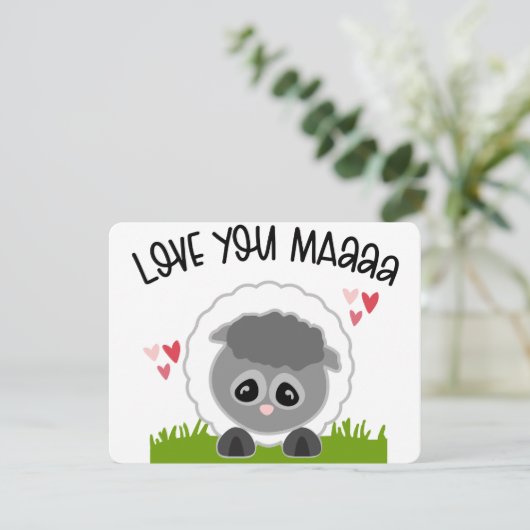 IK HOU VAN JE, MAAA FEESTDAGENKAART (Staand voorkant)