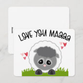 IK HOU VAN JE, MAAA FEESTDAGENKAART (Voorkant / Achterkant)