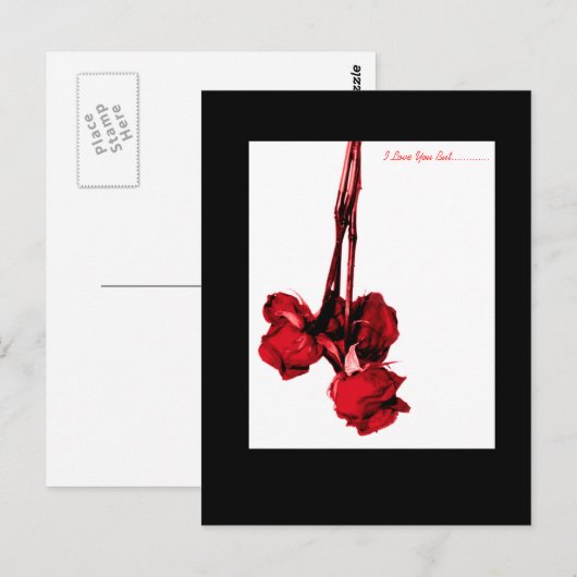 Ik hou van je, maar............. briefkaart (Voorkant / Achterkant)