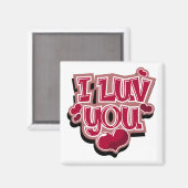 Ik hou van je magneet (Voorkant / Achterkant)