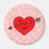 Ik hou van je! magneet (Voorkant)