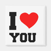 Ik hou van je magneet (Voorkant)