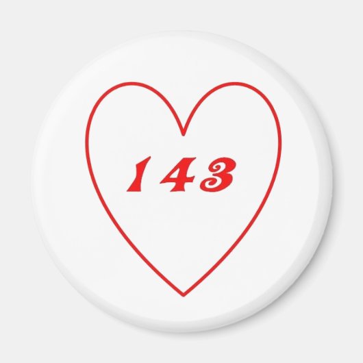 Ik hou van je magneet (Voorkant)