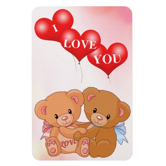 Ik hou van je magneet (Verticaal)