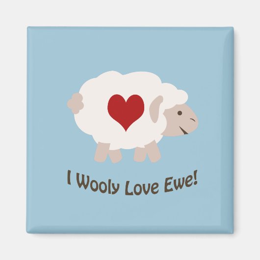 Ik hou van je! magneet (Voorkant)