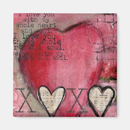 Ik hou van je magneet (Voorkant)