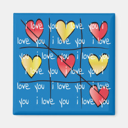 Ik hou van je magneet