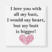 Ik hou van je magneet (Voorkant)