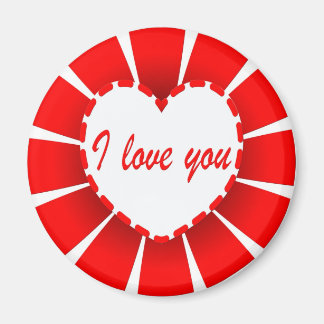 Ik hou van je magneet