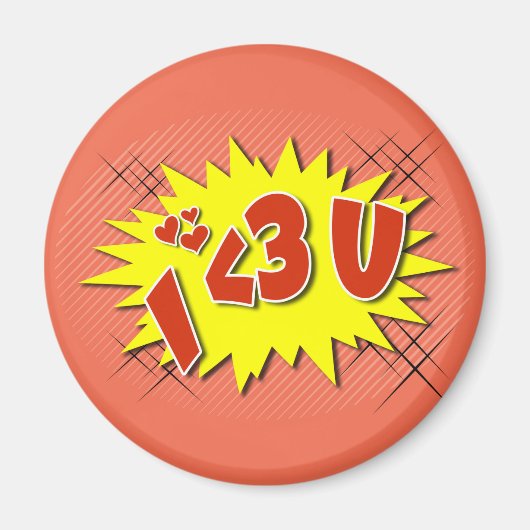 Ik hou van je magneet (Voorkant)