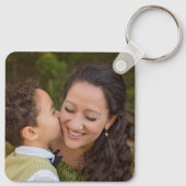 Ik hou van je mam, aangepaste foto sleutelhanger m (Achterkant)