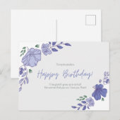 Ik hou van je, mam! Birthday Briefkaart (Voorkant / Achterkant)