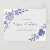 Ik hou van je, mam! Birthday Briefkaart (Voorkant)