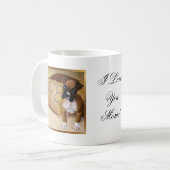 Ik hou van je mam Boxer puppy mok (Voorkant links)