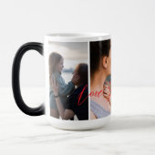 Ik hou van je, mam, dank je foto magische mok (Links)