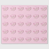 Ik hou van je, mam design cadeaupapier (Vlak)