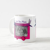 Ik hou van je mam Dragonfly, persoonlijk foto-Lijs Koffiemok (Voorkant links)