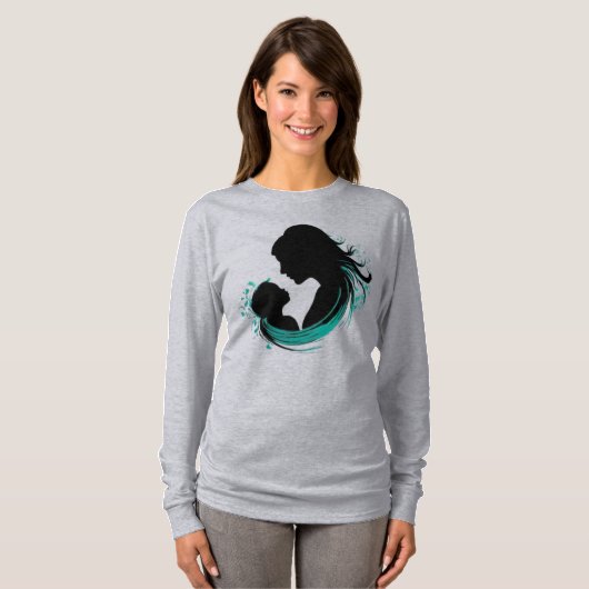 IK HOU VAN JE, MAM.JPG T-SHIRT (Voorkant volledig)