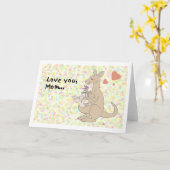 Ik hou van je, mam... kaart (Gele Bloem)